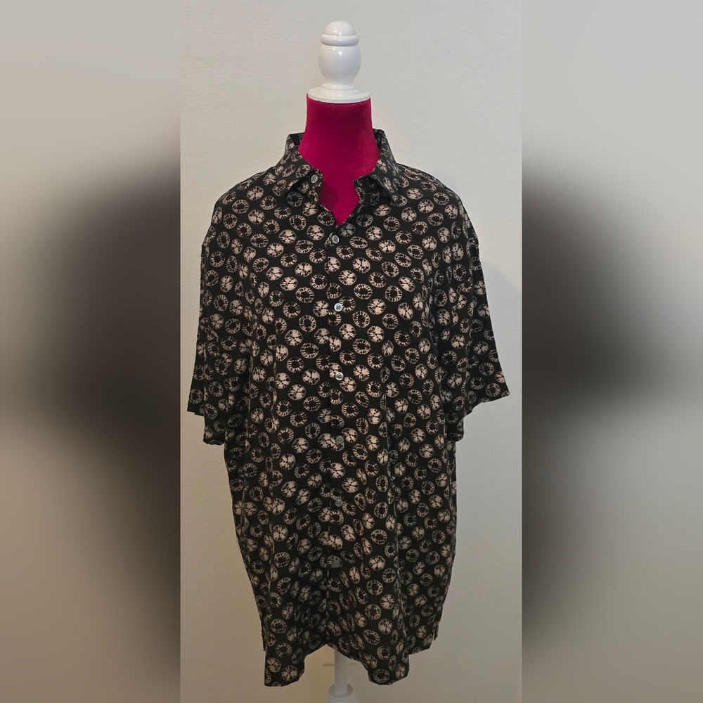 CRUISE TIME! Tori Richard Large Men's Button Up Aloha Shirt